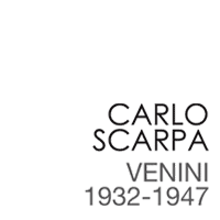 Elaborazione grafica della mostra Carlo Scarpa Venini a cura di L+L